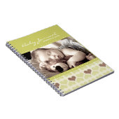 Journal personnalisé de bébé (Côté Droit)