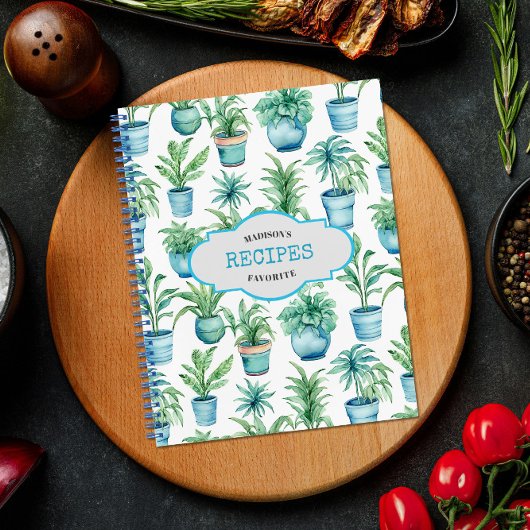 Journal personnalisé de l'organisateur de recettes