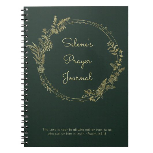 Journal personnalisé de prière (Devant)