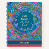 Journal personnalisé des choses mignonnes que mon  (Devant)