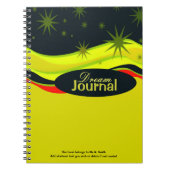 Journal personnalisé Dreamscapes (Devant)