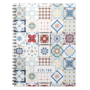 Journal personnalisé en mosaïque espagnole