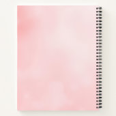 Journal personnalisé Fleur de Naissance, Fleur de (Dos)
