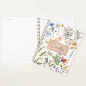 Journal personnalisé fleur sauvage Noteboo Customi (Devant avec enveloppe)