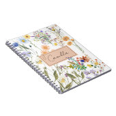Journal personnalisé fleur sauvage Noteboo Customi (Côté Droit)