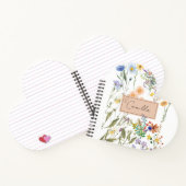 Journal personnalisé fleur sauvage Noteboo Customi (Intérieur)