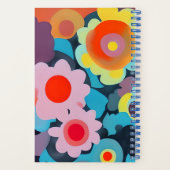 Journal personnalisé fleurs mode rétro (Verso)