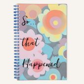 Journal personnalisé fleurs mode rétro (Recto)