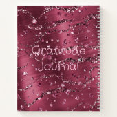 Journal personnalisé Gratitude, Parties scintillan (Dos)
