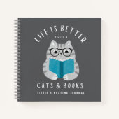 Journal personnalisé Lecture du livre (Devant)