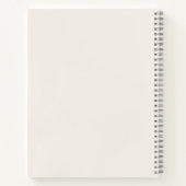 Journal Personnalisé Monogramme Luxe Ivory (Dos)