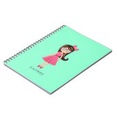 Journal personnalisé par fille mignonne de (Côté gauche)