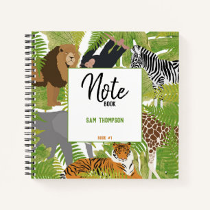 Journal personnalisé pour enfants sur les animaux