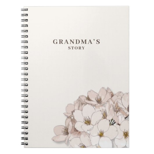 Journal personnalisé pour grand-mère (Devant)