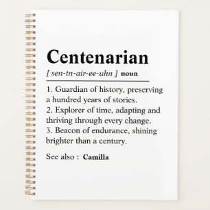 Journal personnalisé pour le 100e anniversaire, ca