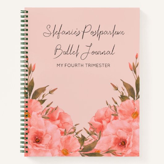 Journal personnalisé pour nouvelles mamans chrétie (Devant)