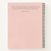 Journal personnalisé pour nouvelles mamans chrétie (Dos)