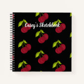 Journal personnalisé Red Cherry Sketchbook (Devant)