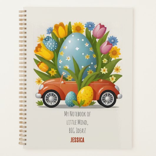 Journal Personnalisé Sur Le Thème De Pâques Pour L (Devant)