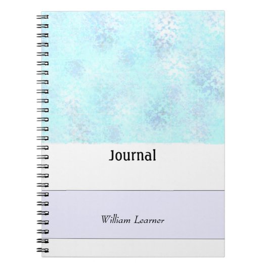 Journal personnel Blue Spatter (Devant)