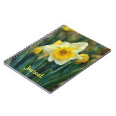Journal personnel Fleur jaune de Jonquille (Côté gauche)