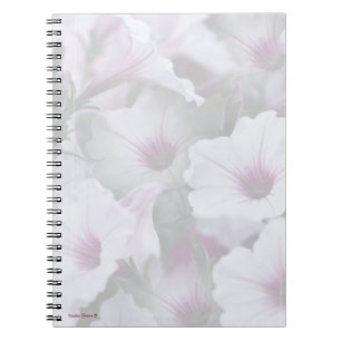 Journal Pétunias Blanc Et Rose