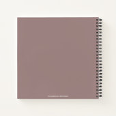 Journal photo de la première année du bébé (Dos)