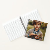 Journal photo personnalisé sur Ocean Blue (Intérieur)