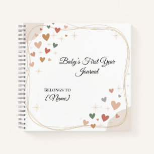Journal pour bébé de première année Personnalisé