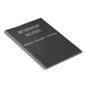 Journal professionnel pour les réunions et les idé (Côté Droit)