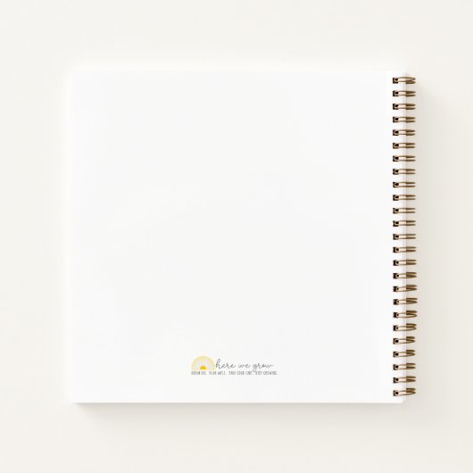 Journal quotidien "Grow Yourself" (Dos)