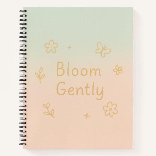 Journal quotidien minimal élégant (Devant)