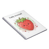 Journal quotidien Sweet Strawberry (Côté Droit)
