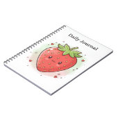 Journal quotidien Sweet Strawberry (Côté gauche)