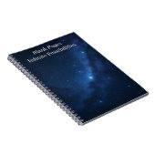 Journal relié galactique | Pages blanches pour cré (Côté Droit)