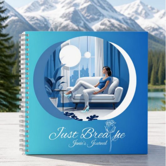 Journal relié Just Breathe