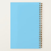Journal Rêves Jaune Orange Soleil Nom Bleu (Verso)