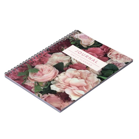 Journal Rose Bouquet (Côté gauche)