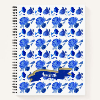 Journal Rose Cobalt et Saphir
