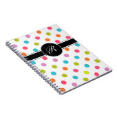 Journal rose de carnet de monogramme (Côté Droit)