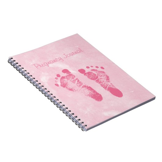 Journal rose Girly mignon de grossesse (Côté Droit)