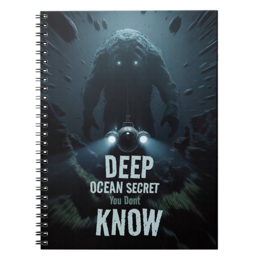 Journal Secret de l'Océan Profond – Cahier (Devant)