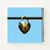 Journal secret de texte personnalisé Padlock (Dos)