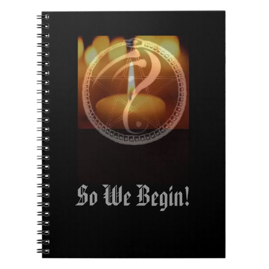 Journal "So we Begin" Notitieboek (Voorkant)