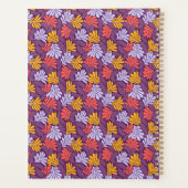 Journal Spiral Motif Pétal Violet (Dos)