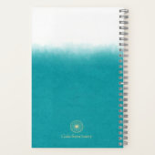 Journal Spirale de Gratitude Spirituelle Sarcelle (Verso)