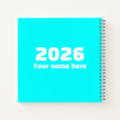 Journal spiralé inspirant 2026 (Dos)