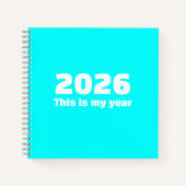 Journal spiralé inspirant 2026 (Devant)