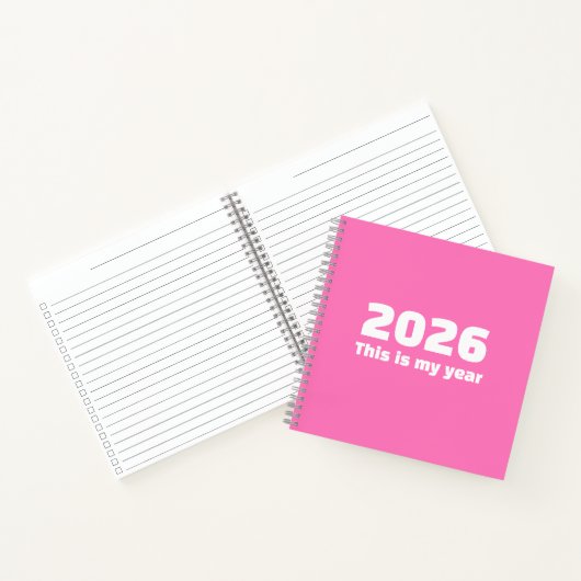 Journal spiralé inspirant 2026 (Intérieur)
