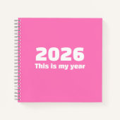 Journal spiralé inspirant 2026 (Devant)